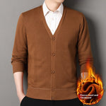 New Thickened Casual Knitted Sweater Cardigan For Men