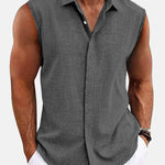 Summer Lapels Button Beach Shirt