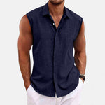 Summer Lapels Button Beach Shirt