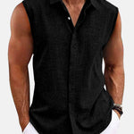 Summer Lapels Button Beach Shirt