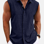 Summer Lapels Button Beach Shirt