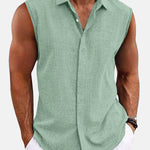 Summer Lapels Button Beach Shirt