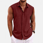 Summer Lapels Button Beach Shirt