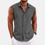 Summer Lapels Button Beach Shirt