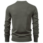 Men's Business Casual Sweater Long Sleeve Half Zipper Sweater